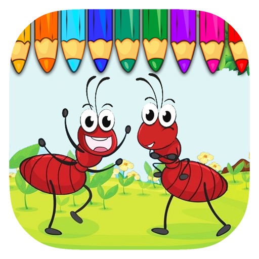 Toddler Coloring Book Game For Ant Version iOS App