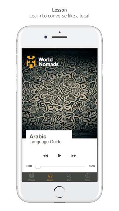 How to cancel & delete Arabic Language Guide & Audio - World Nomads from iphone & ipad 3