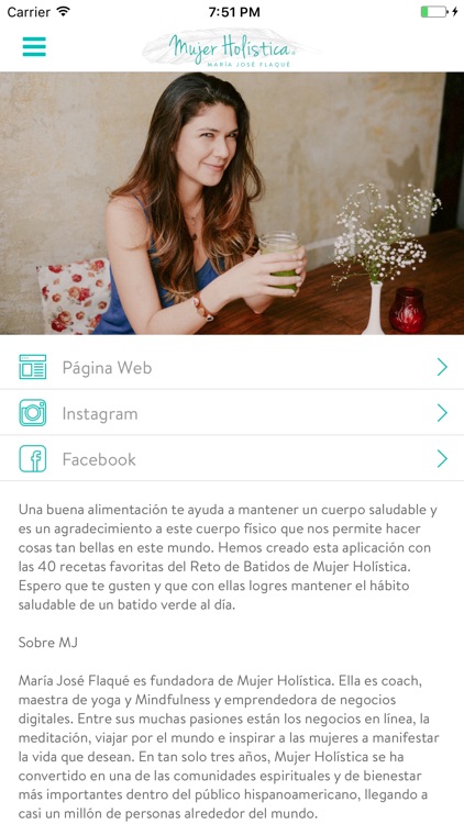 Batidos Verdes por Mujer Holística