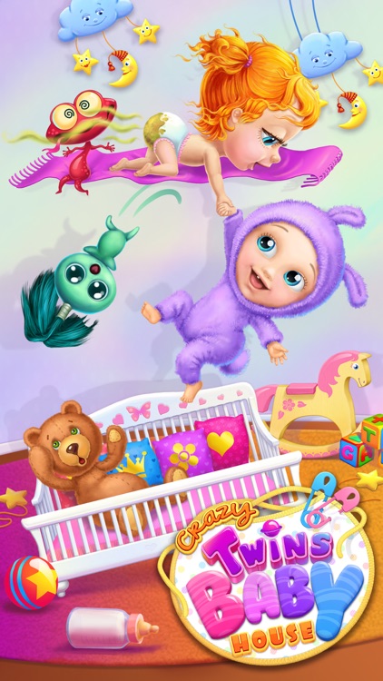 Crazy Twins Baby House - No Ads screenshot-0