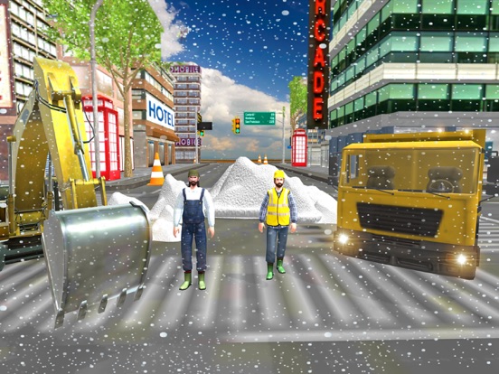 スノーレスキューショベル冬クレーン3Dのおすすめ画像5