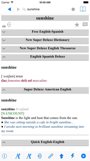 Deluxe Diccionario Español Inglés - Super Dict(圖2)-速報App