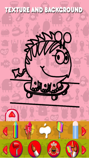 Monster Kids Coloring Book(圖4)-速報App