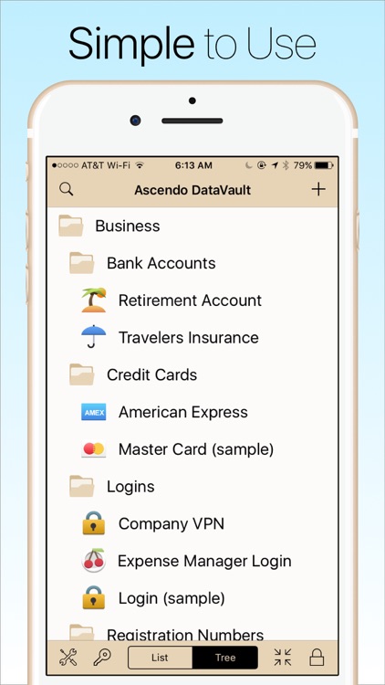 Password Manager Data Vault - Safe, Secure, Wallet