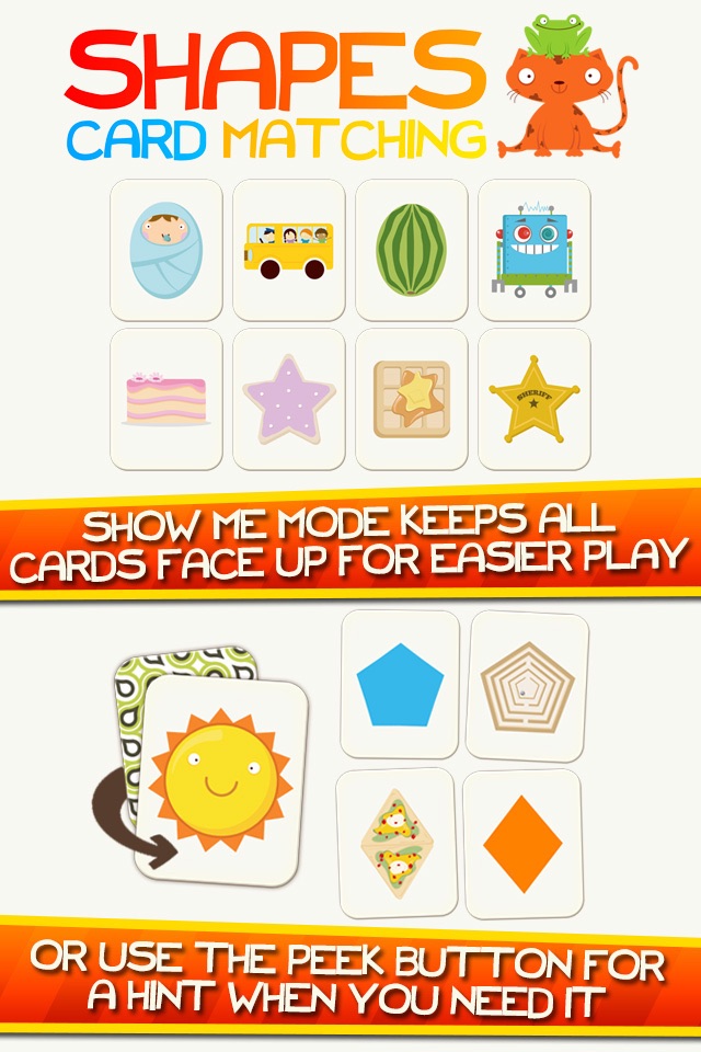 Shape Game Colors Free Preschool Games for Kids screenshot 2