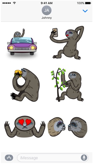 Animated Sloth Emoji(圖3)-速報App