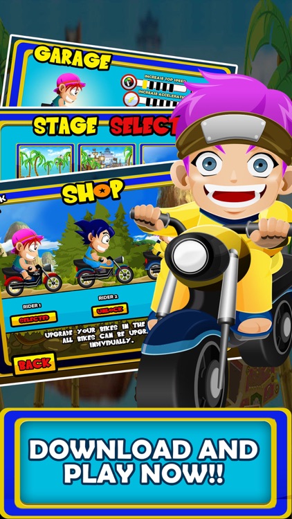 Anime Manga Stunt Bike– Battle Race Games for Free