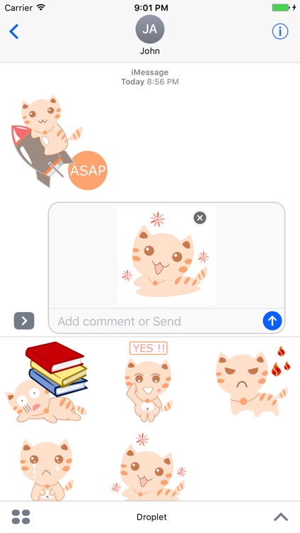 Cuti Cat Sticker screenshot-3
