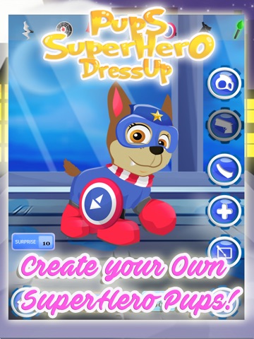 Pups Super-Hero Patrol Dress Up Games for free screenshot 2