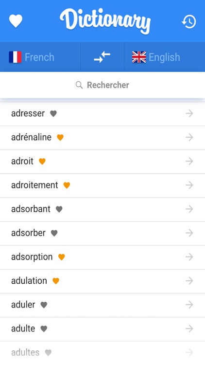 Français - Anglais Dictionnaire de poche Offline screenshot-4