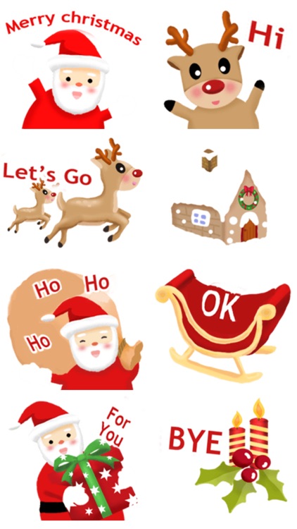 New Santa Stickers!