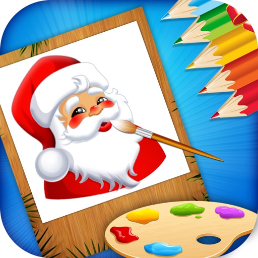 Christmas Kids Coloring Book - Holiday Fun icon