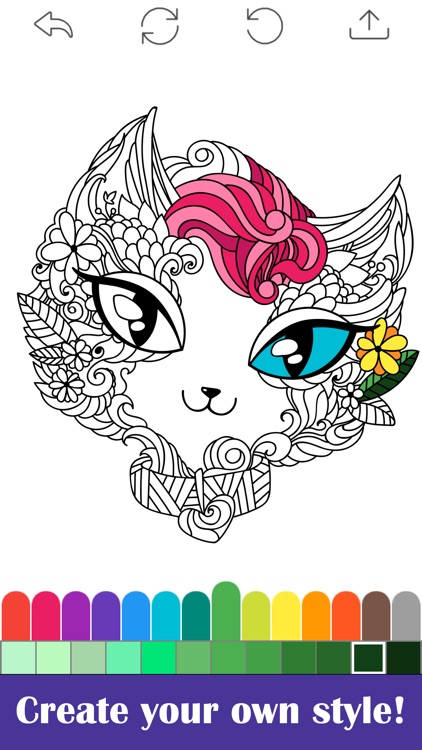 Coloring Book for Adults Free Adult Coloring Books screenshot-4