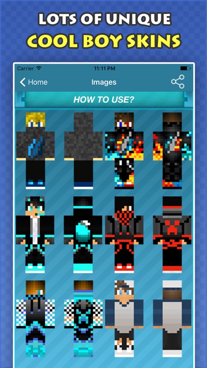 New COOL BOY SKINS FREE For Minecraft PE & PC