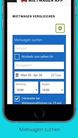 Mietwagen App