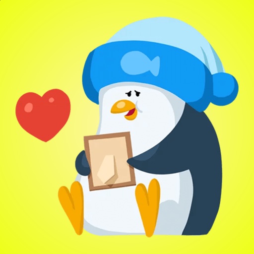 Friendly Penguin Stickers icon