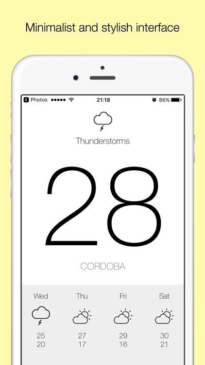 Weather Lock - Current weather on your lock screen