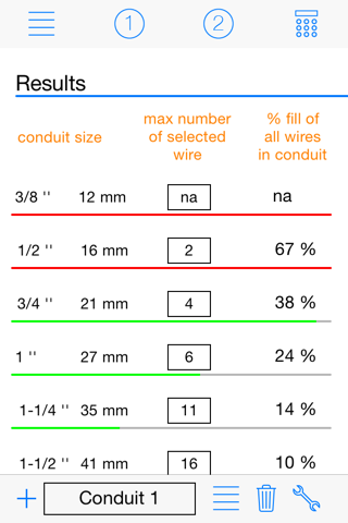 Conduit Calc Pro screenshot 2