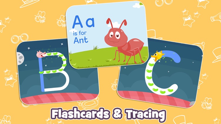 Feed The Animals with Alphabet, Tracing & Spelling