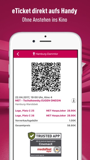 Cinemaxx Kinotickets Filme On The App Store