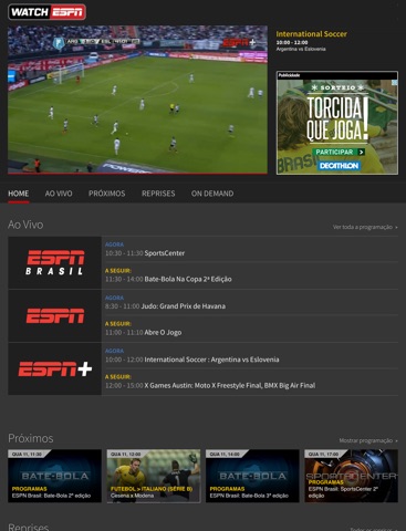 WatchESPN Brasil screenshot 2