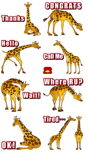 Giraffe Emoji(圖1)-速報App