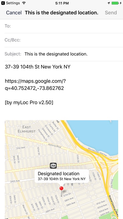 myLoc Pro: Search and share location