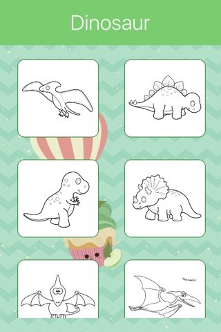 Dinosaurs Coloring Book for Kids: Learn to draw screenshot 3