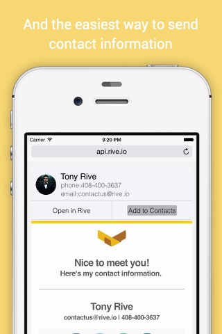 Rive - the networking app screenshot 2