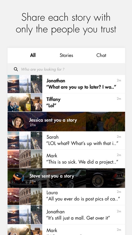 Sidestory - Share stories and chat with friends