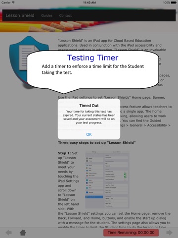 Lesson Shield screenshot 2