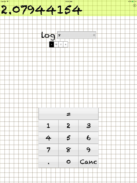Screenshot #5 pour Log Calculator