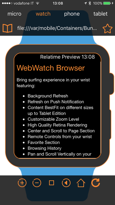 Web on Your Watch screenshot1