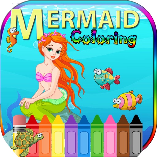 Mermaid Coloring Book