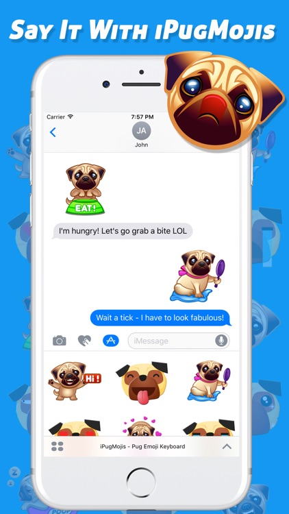 iPugMojis - Pug Emoji Keyboard