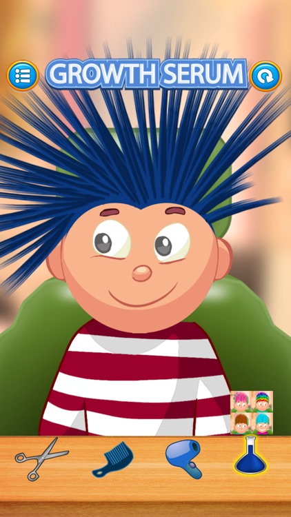 Child game / hair cut (dark blue) screenshot-4