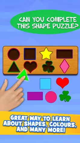 Game screenshot Kids ABC Shapes Toddler Learning Games Free apk