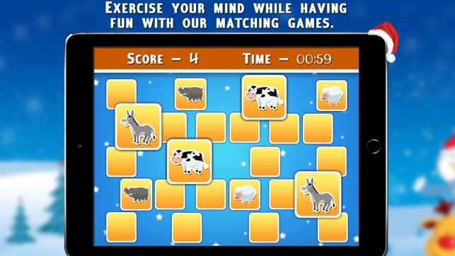 Christmas Animal Matching Cards - Christmas Games(圖2)-速報App