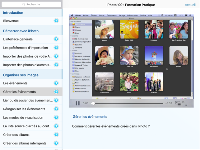 Tutorom pour iPhoto '09 - Formation Vidéo(圖3)-速報App