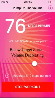 Screenshot 4 Pump Up The Volume Pedometer™ iphone