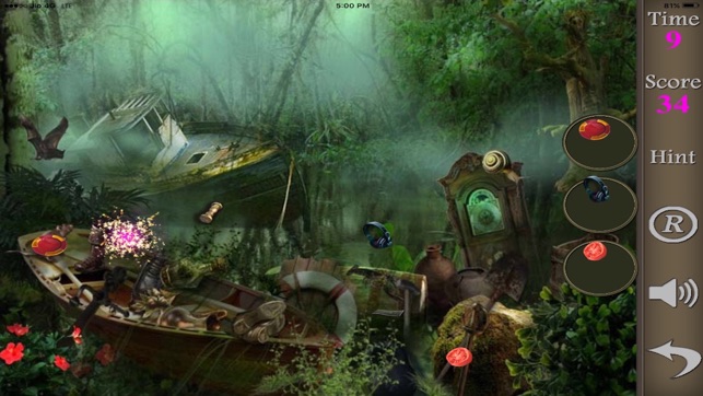 Hidden Objects Of A Legend Of The Swamp