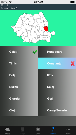 Romania Region Maps and Capitals(圖2)-速報App