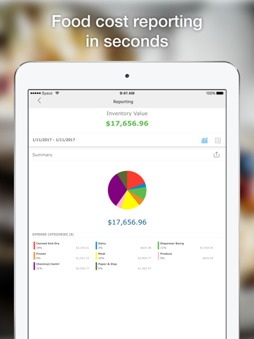 Sysco Mobile Inventory - náhled