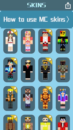 Skin Booth ~ Boys Girls Skin for Minecraft Pocket(圖2)-速報App