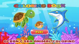 Game screenshot Ocean & Sea Animal Coloring Book Painting Drawing mod apk