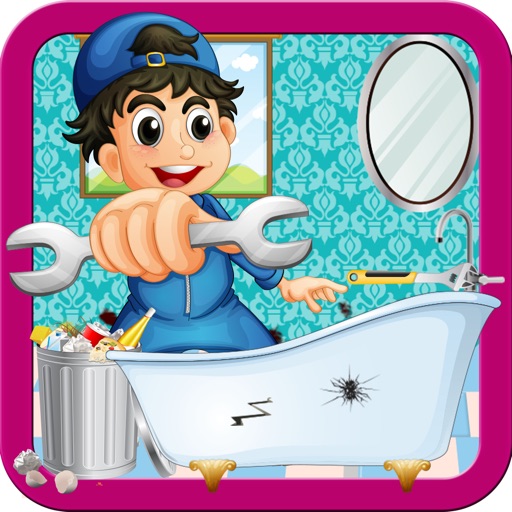 Toilet repair and wash – Kids summer & fix-it fun iOS App