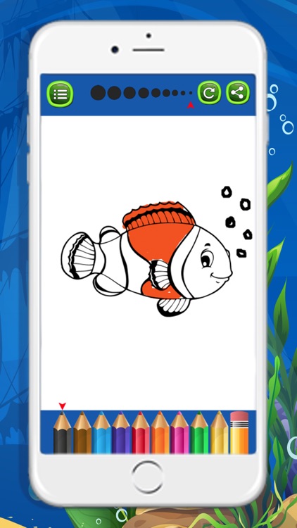 Fish Coloring  Pages for kids screenshot-4