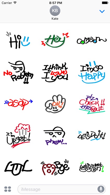 Greetings. Stickers by Design111
