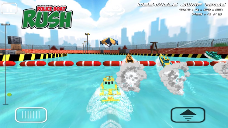 Police Boat Rush : 3D Police Boat Racing For kids