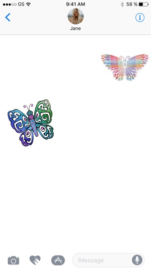 三蝴蝶貼紙包(圖3)-速報App